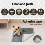 i.Pet Pet Training Pads 200pcs 60x60cm Puppy Dog Toilet Pee Indoor Super Absorbent Grey PET-PAD-GR-200