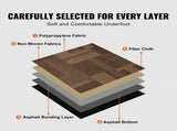 Carpet Tiles Reusable, 24"x 24"Carpet Squares With Padding Attached, Soft Padded Carpet Tiles, Easy V952-KCXFKDT2424YO1I6PV0