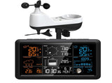 Weather Station with Rain Gauge and Wind Gauge Wireless Indoor Outdoor 5 IN 1 Digital Weather V1294-YM0901-H48455B-US