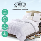 Giselle Bedding 700GSM Goose Down Feather Quilt Single QUILT-GOOSE-700-S