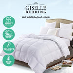 Giselle Bedding 700GSM Goose Down Feather Quilt Double QUILT-GOOSE-700-D