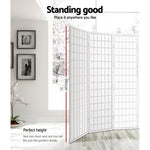 Artiss 8 Panel Room Divider Screen 348x179cm White RD-4019-8P-WH-AB