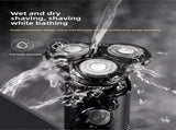 Electric Shaver for Men 3D Rotary Razor Wet and Dry Waterproof USB Rechargeable LED Display Travel V888-ELOSUNG41979