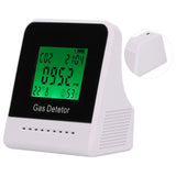 400-5000ppm Air Quality Detector CO Temperature Humidity Monitor with Clock USB Charging V1294-YM0901-3113210099011