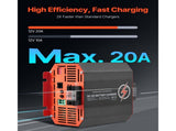 12V 20A DC to DC Charger Battery Charger 250W for Lead-Acid Lithium AGM V952-ZLDZLDDYSRCDOVSXWV9