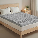Giselle Bedding 8cm Memory Foam Mattress Topper 7-Zone Graphite Queen MATTRESS-TOP-7Z-8-GY-Q
