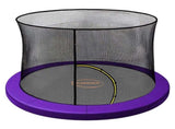 Kahuna 10ft Trampoline Pad and Net - Purple KAH-PDNET-10-PU