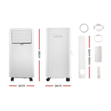 Devanti Portable Air Conditioner 7000BTU PAC-A-14K-WH