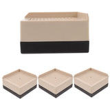 Beige Desk Riser with Plastic and Soft Rubber, Adjustable Height for Home Office and Workspace V1366-AZ2-W-25389