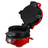 Electric Burger & Sandwich Maker for Home, Non-Stick Dual Heating Plates, Quick Breakfast Grill for V1341-ZY-M22LX289-ORANGE