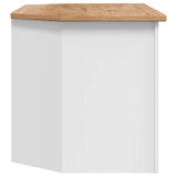 Corner Tv Cabinet White 93x49x49 Cm Solid Pine Panama Range 43_282687