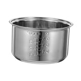 Stainless Steel Inner Pot for Rice Cooker, , Heat Distribution, Replacement Cooking Bowl, 1 Set V1366-AZ2-W-20325
