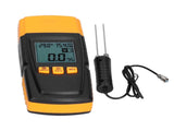 Wood Moisture Tester NeedleType 4Gear Multifunctional Temperature Measurement Wood Humidity Tester V1294-YM0901-3111210214611