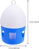 Birds Water Feeder Plastic Bird Feeding Bird Drinker Waterer Dispenser Water Pot Container Feeding V1192-AZ-W-10308