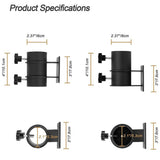 Deck Umbrella Mount Stainless Steel Patio Umbrella Holder, Umbrella Clamp Mount for Deck Railing V1192-AZ-W-5187