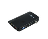 Mini TV Box Digital Computer RF AV to VGA HDTV Programs Tuner Receiver Monitor - Black V1263-JX-265