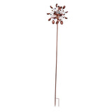 Solar Wind Spinners Multi Color LED Lights Garden Wind Catcher Windmill for Courtyard V1294-YM0715-3111210460711