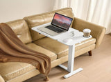 Overbed Table, Mobile Bed Side Table with Flip Desktop and 4 Hidden Wheels, Height & Angle V952-CSZGXDZZCSFZ3O0N9001V0