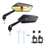 Bike Mirror,1 Pair 360 Rotatable Bicycle Mirrors for Handlebars,Adjustable HD Wide Angle Bicycle V1366-AZ2-W-24639