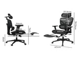 LEVEDE Ergonomic Office Chair Mesh Executive Seat OF1045-BK