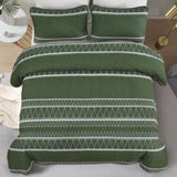 Elegant Quilted Bedspread and Pillowcases Set: Perfect for a Luxe Bedroom Feel - Queen size V745-MAC090443Q13U