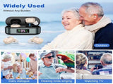 Rechargeable In-the-Ear Hearing Aids with Charging Case and LCD Display Ultra-Compact Sound V1107-CS-HLCFS