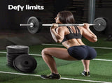 Everfit 80kg Barbell Weight Plates Standard Home Gym Press Fitness Exercise FIT-K-DB-PL-80