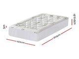 Giselle Bedding 5cm Pillowtop Mattress Topper 1000GSM Thick Soft Bamboo Cooling Pad for Back Pain TOPPER-BAM-5-KS