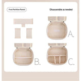 Travel Makeup Bag Large Capacity Cosmetic Organizer Waterproof Toiletry Bag Cosmetic Storage Bag for V1192-AZ-W-3068