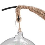 Glass Ball Moon Iron Art Decoration Night Light with LED Copper Wire Lamp without Battery V1294-YM0901-ZM03105