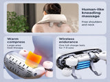 Wireless U-Shaped Neck and Shoulder Massager with Adjustable Strap for Home Office and Full Body V1341-ZY-GBUKAY9K-OFF-WHITE