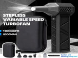 Large 140,000 RPM Cordless Air Duster & Vacuum 4-in-1 with 8000mAh Battery for Australian Homes V888-ELOSUNG41000