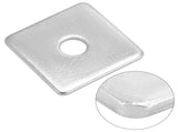 50-Pack Galvanized Square Washers Plate 1/2" ID, 2x2 OD, 3/16" Thickness, Anti-Loosening Plate V1258-DP02-C-2136