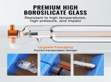 Laser Tube, 50W CO2 Laser Tube for Laser Engraver and Cutter Machine, 850 mm Length, 50 mm Diameter, V952-CO2JGG50W00025GL9V9