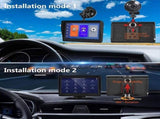 7 Touch Display Car Navigator With Dual-Lens Smart Driving Recorder - Portable And Wireless PRL-6192RAC