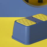 Toilet Step Stool Plastic Non Slip Heavy Duty Rollover Prevention Tool for Baby Children Red 2 V1294-YM0524-3116220005715