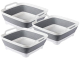 3x Collapsible Strainer Foldable Fruit Veggies Wash Colander Storage Basket V563-75193-3X