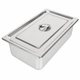 Commercial Stainless Steel GN 1/1 150mm Deep Gastronorm Bain Marie Buffet Steam Table Food Pan with V324-1-1GNPAN-15CM-WLID