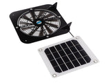Solar Exhaust 100W Solar Panel with 13.5inch Waterproof Solar Panel Cooling Ventilation V1294-YM0706-3111230212511