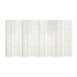Artiss 8 Panel Room Divider Screen 353x179cm Nova White RD-7001-8P-WH