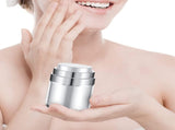 4Pack Empty Airless Jar Portable Refillable Travel Size Cream Jar Vacuum Bottle Lotion Jar with V1259-DP01-A-4308