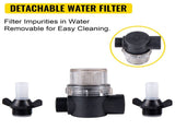 RV Water Pump 5.3 GPM 5.5 Gallons Per Minute 12V Water Pump Automatic 70 PSI Diaphragm Pump with 25 V952-12VDCSFWP1-JBCXB1V0