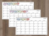 Wall Calendar, 12 Months Calendar Janto December, 8.3"11" Hanging Calendar for Home Office Planning V1369-AZ3-W-10085