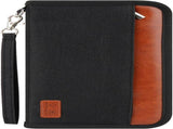 Travel Passport Wallet Family Passport Holder Documents Organizer with RFID Blocker for Men & Women V1259-DP01-A-3767