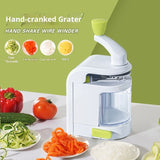 Vegetable Spiralizer Zucchini Noodles Maker 4 Built-in Spiral Slicer Blade for Veggie Spaghetti V1192-AZ-W-2573