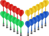 24 pcs 24 pcs Magnetic Darts Bundle, Safe Plastic Darts Replacement Dart for Magnet Dartboard V1258-DP02-C-591