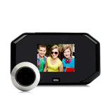 3 Screen 1.0Mp Security Camera With Door Peephole & Tf Card Support - Black PRL-4310SCA