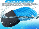 Anti Slip Gel Kayak Seat Cushion with Waterproof Cover, Thick Canoe and Boat Seat Pad for Paddling, V1189-LC-AMZ-00126
