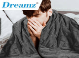 DreamZ 9KG Adults Size Anti Anxiety Grey Double BK1008-D-GR