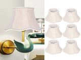 6Pcs European Style Lampshade Cloth Lamp Shade Chandelier Wall Light Cloth Cover for Lighting V1294-YM0718-3119200177011
